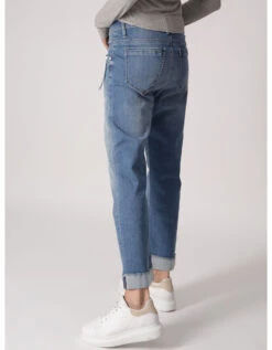 Wide-Leg-Jeans Nairobi In Morning Blue -Mode Damen miracle of denim wide leg jeans nairobi in morning blue 4