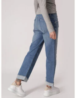 Wide-Leg-Jeans Nairobi In Morning Blue -Mode Damen miracle of denim wide leg jeans nairobi in morning blue 6