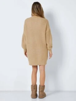 Noisy May Strickkleid "Laura" In Beige -Mode Damen noisy may strickkleid laura in beige 2