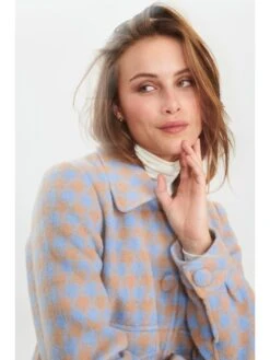 Jacke "Nueamarina" In Hellblau -Mode Damen numph jacke nueamarina in hellblau 4