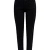 ONLY Jeans ONLEMILY HW STR CRP ANK RAW MAE034 Regular/straight In Schwarz -Mode Damen only jeans onlemily hw str crp ank raw mae034 regular straight in schwarz