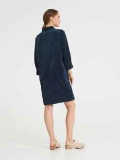 OPUS Kleid "Wedelia" In Dunkelblau -Mode Damen opus kleid wedelia in dunkelblau 3