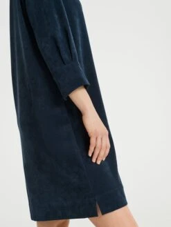 OPUS Kleid "Wedelia" In Dunkelblau -Mode Damen opus kleid wedelia in dunkelblau 4