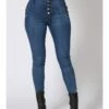 Jeans "Belka" - Slim Fit - In Blau -Mode Damen plus size company jeans belka slim fit in blau