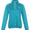 Regatta Fleecepullover "Highton HZ II" In Türkis -Mode Damen regatta fleecepullover highton hz ii in turkis