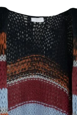 Rich&royal Strickjacke Strickjacke Gestreift In Mehrfarbig -Mode Damen rich and royal strickjacke strickjacke gestreift in mehrfarbig 2