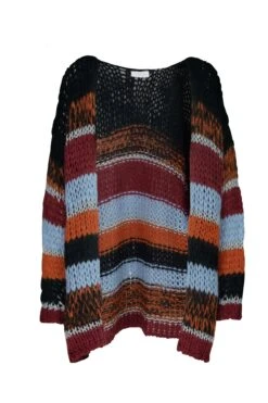 Rich&royal Strickjacke Strickjacke Gestreift In Mehrfarbig