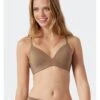 Schiesser Bügelloser BH In Hellbraun