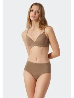 Schiesser Bügelloser BH In Hellbraun -Mode Damen schiesser bugelloser bh in hellbraun 2