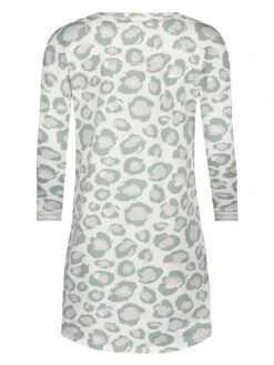 Mode Damen -Mode Damen short stories nachthemd in beige mint 1