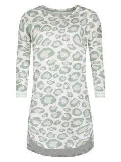 Nachthemd In Beige/ Mint