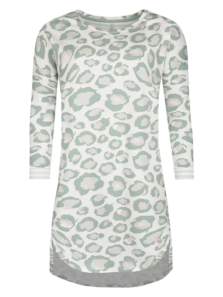 Nachthemd In Beige/ Mint 3 Nachthemd In Beige/ Mint
