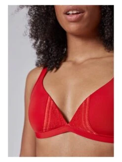 Skiny Bügelloser BH In Rot -Mode Damen skiny bugelloser bh in rot 4