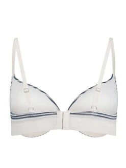 Mode Damen -Mode Damen skiny schalen bh in blau weiss 1