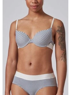 Skiny Schalen-BH In Blau/ Weiß 9 Skiny Schalen-BH In Blau/ Weiß -Mode Damen skiny schalen bh in blau weiss 2
