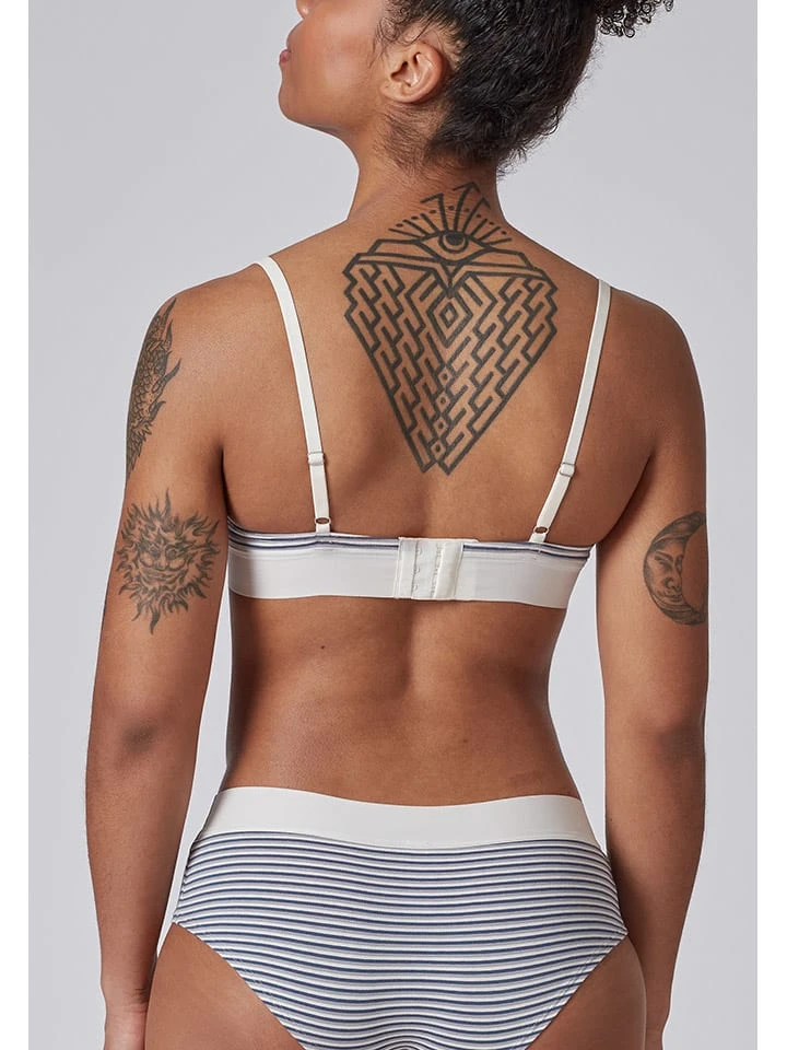 Skiny Schalen-BH In Blau/ Weiß 6 Skiny Schalen-BH In Blau/ Weiß - Image 4