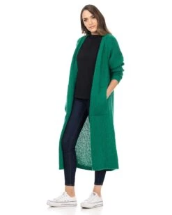 Strickjacke In Dunkelgrün