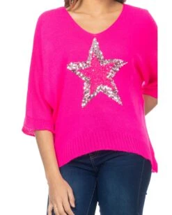 Strickpullover In Rosa -Mode Damen tantra strickpullover in rosa 3