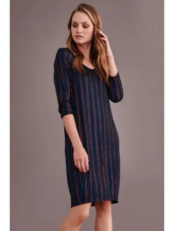 Kleid In Schwarz/ Bunt