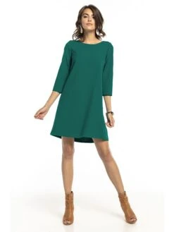 Kleid In Grün -Mode Damen tessita kleid in grun 2