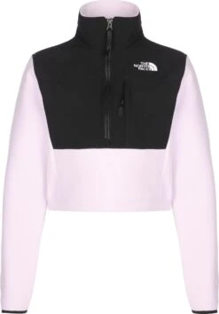 The North Face Fleecepullover Denali Crop In Lavender Fog