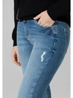 TIMEZONE Jeans "Aleena" - Skinny Fit - In Hellblau -Mode Damen timezone jeans aleena skinny fit in hellblau 4