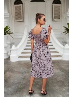 Kleid In Pink/ Schwarz -Mode Damen tina kleid in pink schwarz 1