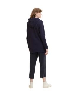 Tom Tailor Sweatjacke In Dunkelblau -Mode Damen tom tailor sweatjacke in dunkelblau 2