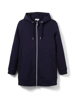 Tom Tailor Sweatjacke In Dunkelblau