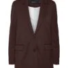 Vero Moda Blazer "Lucca" In Dunkelbraun -Mode Damen vero moda blazer lucca in dunkelbraun