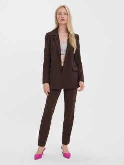 Vero Moda Blazer "Lucca" In Dunkelbraun -Mode Damen vero moda blazer lucca in dunkelbraun 2