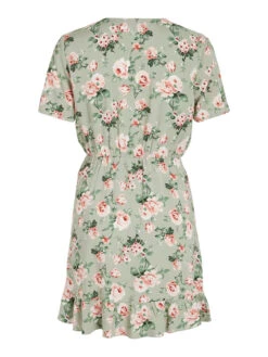 Vila Kleid "Eva" In Grün -Mode Damen vila kleid eva in grun 5