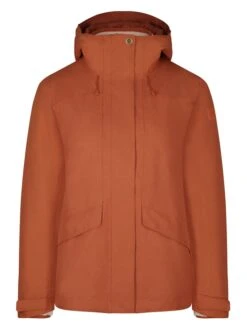3in1-Funktionsjacke "Skafta" In Orange/ Creme