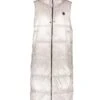 White Label Steppweste In Silber -Mode Damen white label steppweste in silber