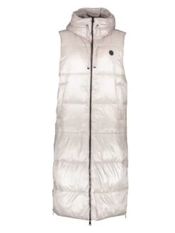 White Label Steppweste In Silber